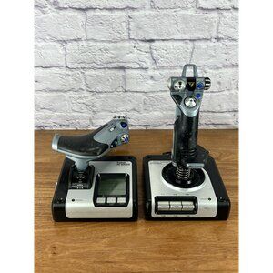 Saitek X52 Throttle & Stick Flight Control System Simulation Controller